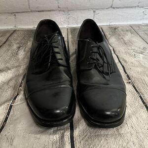 Johnston & Murphy Shiny Black Dress Shoes, Size 13M, Pre-owned